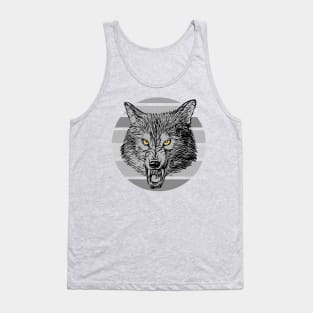 Wolf, animal grin. cleft palate Tank Top